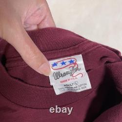 Vintage Wrangler Shirt Men Large Brushpopper American Cowboy Western USA 90s