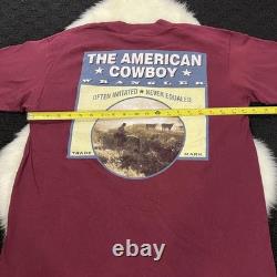 Vintage Wrangler Shirt Men Large Brushpopper American Cowboy Western USA 90s