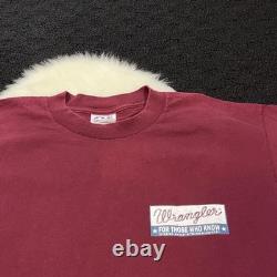 Vintage Wrangler Shirt Men Large Brushpopper American Cowboy Western USA 90s