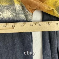 Vintage Wrangler Western Pearl Snap Shirt Mens Large Eagle Cowboy Rare 90s