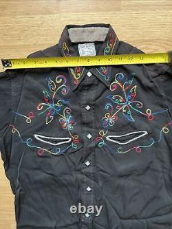 Vintage cowboy joe form fit las vegas authentic western shirt Long Sleeve Men