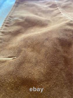 Vintage silton peak 8 suede leather Sherpa wool winter wrangler western jacket