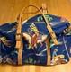 Vntg. Cowboy Classics Large Canvas Bag Handle & Strap 90's