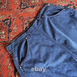 Volup Vintage 1950s Womens Ranchcraft Western Denim Jeans! Sz Lg 34 Wst Side Zip