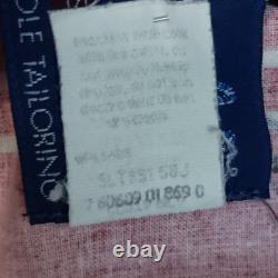 Vtg 80's Wrangler Brushpopper Shirt 16 1/2 Pearl Snaps Bull Rodeo Stripes Prop