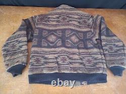 Vtg 90's PENDLETON High Grade Western Wear Wool Blend Bomber Jacket Mens Sz L