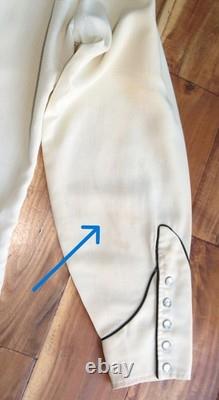 Vtg H Bar C California Ranchwear Pearl Snap Shirt Embroidered Smile 1950s L