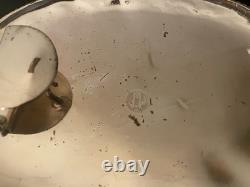 Vtg Large Heavy Alpaca Mexico Silver Trophy Belt Buckle Horse Rider