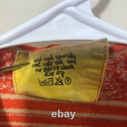 Vtg Paul Ropp Button Shirt One Size Old America Rayon 1989 Fringe Western Boho