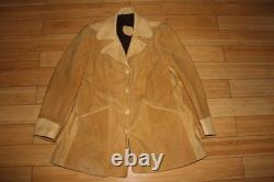 Vtg SPOKANE Glove Tanning Co. Suede + Leather Jacket Western Cowboy Ranch coat