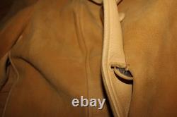 Vtg SPOKANE Glove Tanning Co. Suede + Leather Jacket Western Cowboy Ranch coat