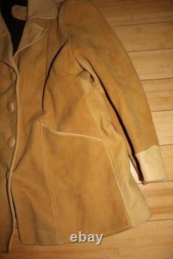 Vtg SPOKANE Glove Tanning Co. Suede + Leather Jacket Western Cowboy Ranch coat