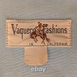 Vtg Vaquero Fashions In California Western Shirt Pearl Snap Long Sleeve 16-33