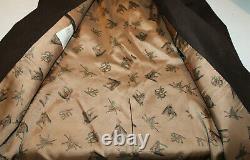 Vtg mens Ratner Mailbu Clothes Beverly Hills brown blazer jacket Horses Large