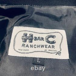 Wacko Maria H Bar C Ranchwear Western Jacket Mens Black L Size New F/S CHMI