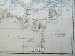 Western Africa colonial possessions 1860 Weller Blackie large detailed map