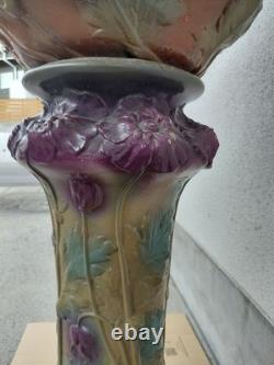 Western Antique Ceramic Cachepot 103cm with Repair, Large Vase Decorative Pot Western Antique Ceramic Cachepot 103cm with Repair, Large Vase Decorative Pot