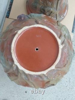 Western Antique Ceramic Cachepot 103cm with Repair, Large Vase Decorative Pot