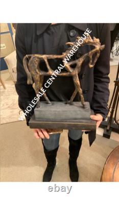 Western Farmhouse Titan XXL 20 Horse Sculpture Aged Finish 17514