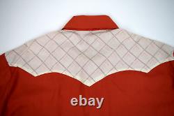 Western Shirt VTG Champion 60s 2 Tone Rock n Roll Pearl Snap Sz L Cobain Special