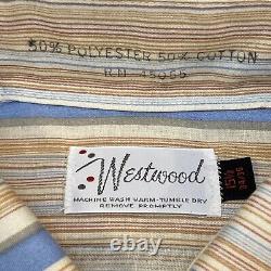 Westwood VLV Button Up Rockabilly Shirt Vintage Western Size Large NWOT