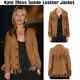 Womens Genuine Lambskin Vintage Brown Fringed Suede Leather Jacket Western Coat