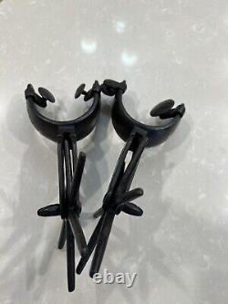 Wonderful Pair Of Large Antique Mexican Charro Spurs 1880s