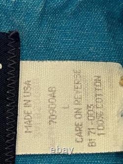 Wrangler Brushpopper Vintage Shirt Mens SZ Large Caped Yoke Turquoise