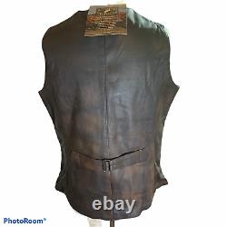 Wyoming Traders Womens Oakley Snap Up Concealed Carry Leather Vest