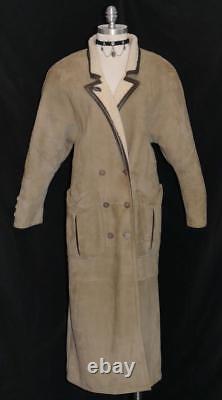ZEILER LEATHER Duster Over COAT German Gorsuch Western Riding LONG B38 8 S